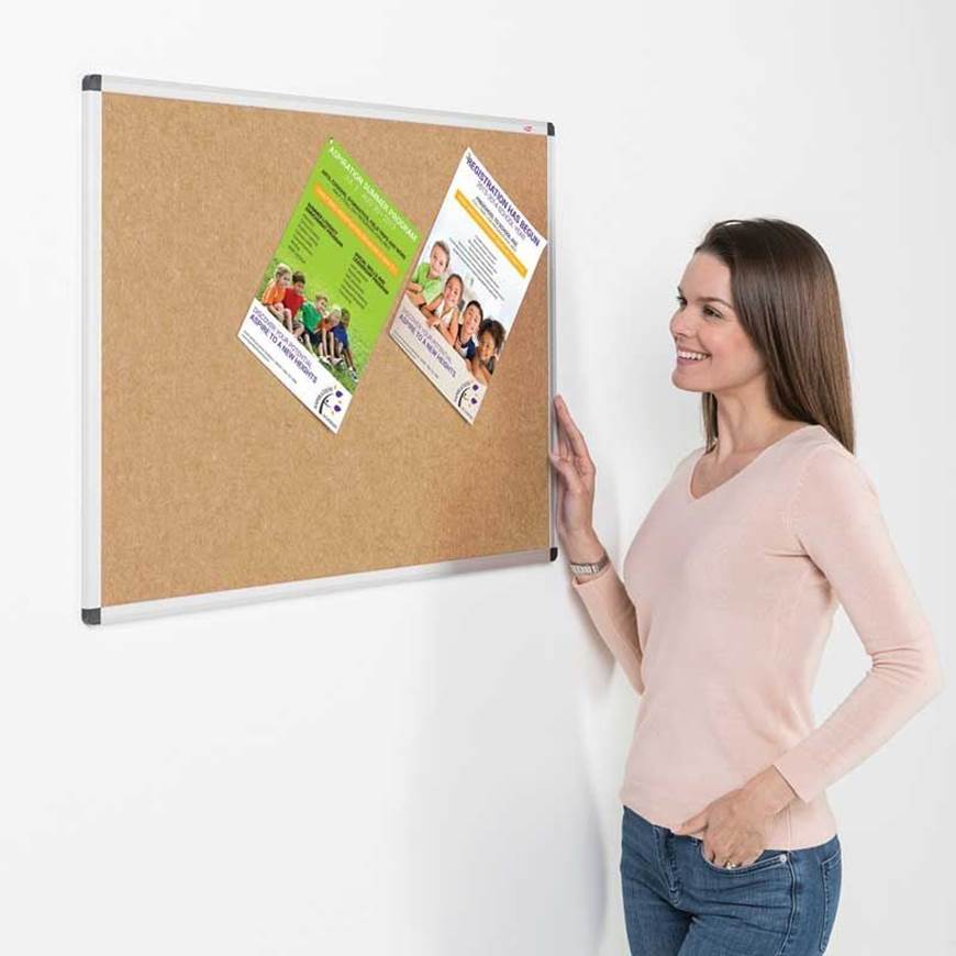 Picture of Eco-Colour® Fire Retardant Aluminium Framed Noticeboards